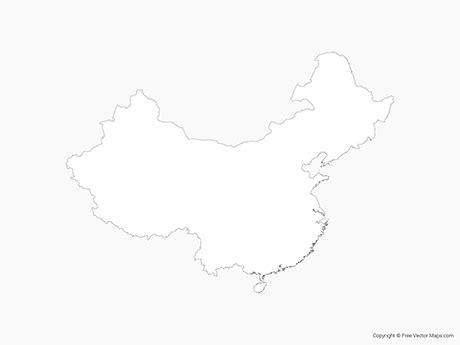 Outline Map Of China Printable | Map of Atlantic Ocean Area