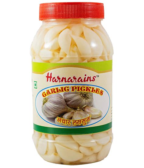 Harnarains Garlic Pickle in Vinegar (400g): Amazon.in: Grocery & Gourmet Foods