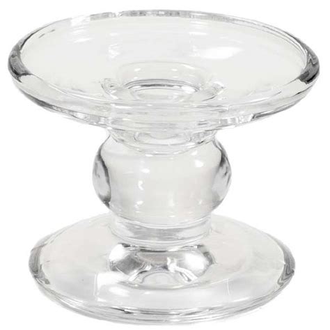 Dual Purpose 3 Inch Glass Candle Holder - CandlesWholesalers