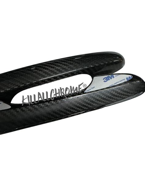 Door Handle Covers for Abarth / Fiat 500 / 595 Genuine Carbon Fibre – KillAllChrome®