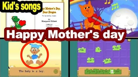 Starfall learning Puzzles, Happy Mother's day, Dear Dragon, kid's songs ...