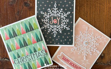 Stampin' Up! Santa Express Memories & More Quick and Easy Christmas Cards - What Cathy Made