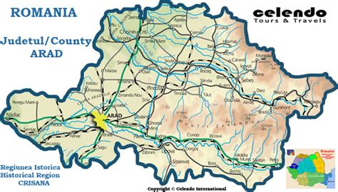 Arad Map - Romania