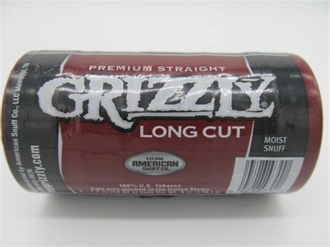 Grizzly Long Cut Straight 1.2 oz 5ct-Grizzly LC Straight