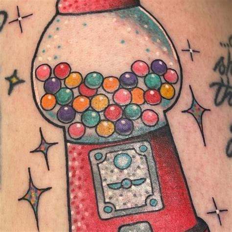 Gumball Machine Tattoo | Tattoo artists, State tattoos, Artist