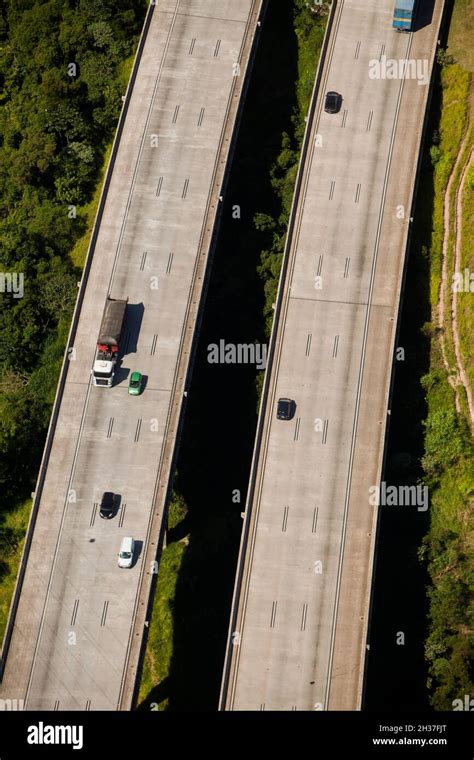 Aerial view of road and highway - bridge Stock Photo - Alamy