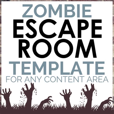 Zombie Themed Escape Room Template | Read it. Write it. Learn it.