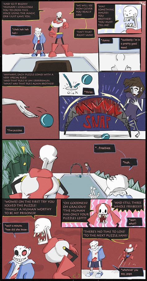 Horrortale Comic 26- The First Puzzle Again by Sour-Apple-Studios on ...