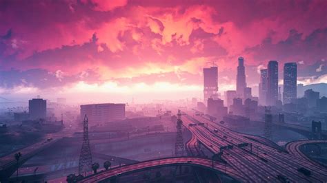 3840x2160 Grand Theft Auto V Sunset Artwork 4k HD 4k Wallpapers, Images, Backgrounds, Photos and ...