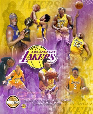 Lakers Picture: 2001 NBA Champions composite