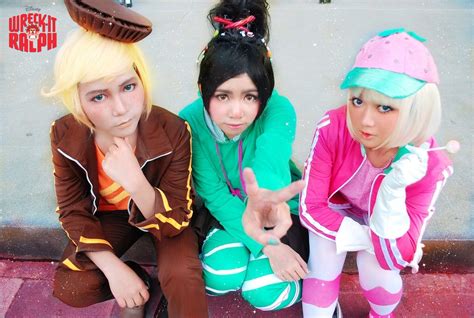 Wrack it Ralph cosplay, sugar rush cosplay, Vanellope, Taffyta, Rancis, Rancis cosplay ...