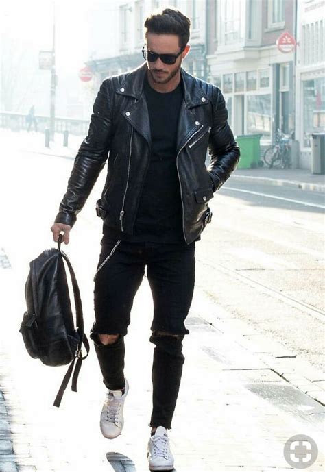 Pin on Mens Leather jacket ideas | Leather jacket outfit men, Leather jacket, Leather jacket men ...