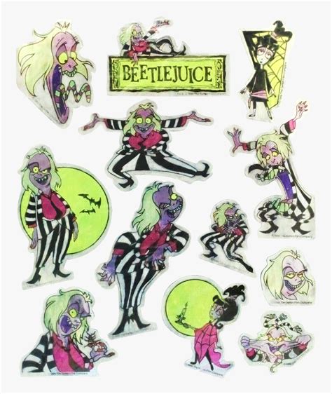 Transparent 90′s Beetlejuice Stickers - Beetlejuice Cartoon Concept Art, HD Png Download ...