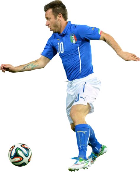 Antonio Cassano football render - FootyRenders