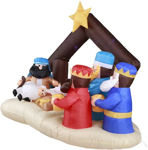 Nativity Family Inflatable Christmas Nativity Scene Christmas Supplier Wholesales In Stock - Buy ...