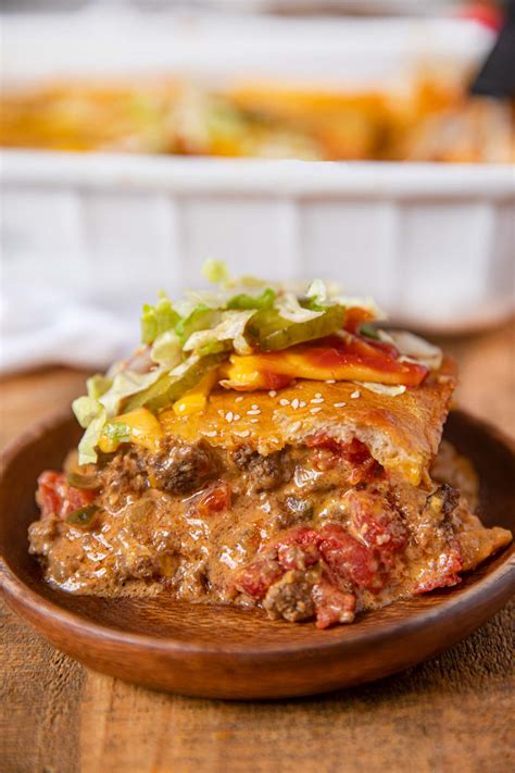 Cheeseburger Casserole - Dinner, then Dessert