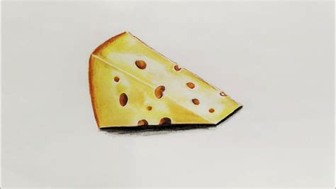 Realistic Cheese Drawing