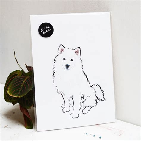 Samoyed Wall Art Samoyed Print Samoyed Lover Gift - Etsy