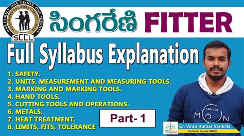 Singareni ITI Fitter Full Syllabus Explanation||PART -1||Singareni ITI Fitter job|| UpaStapana ...