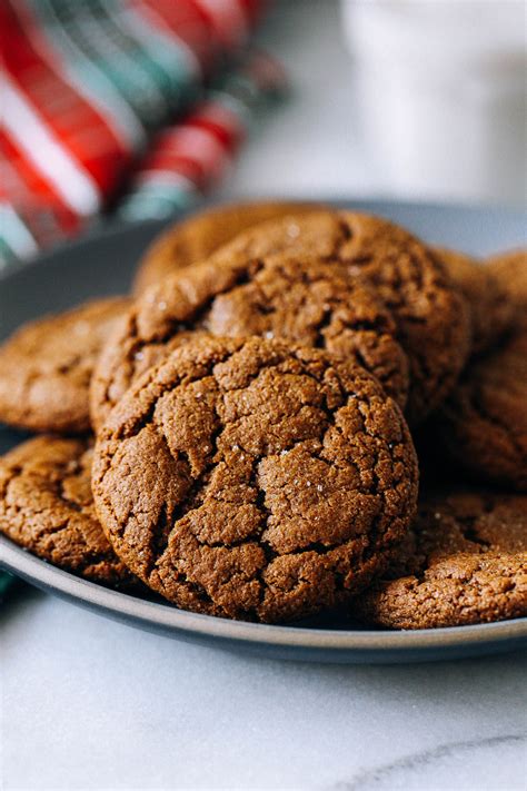 Chewy Ginger Molasses Cookies - Making Thyme for Health