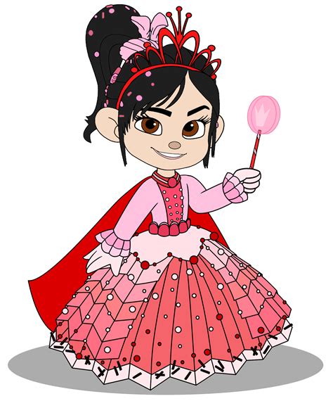 Vanellope in a Princess Gown with her Crown (Still President) - Wreck ...