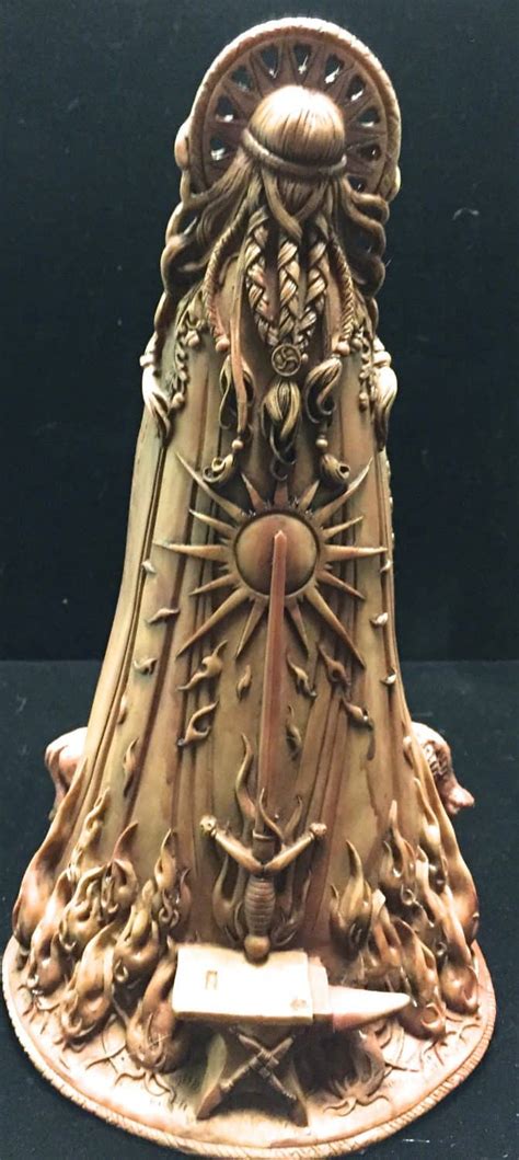 BRIGID: Celtic Mother Goddess – Wood Finish Resin | Celtic Jackalope