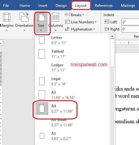 7 Cara Mengatur Margin Makalah 4433 Dalam Inci Dan cm