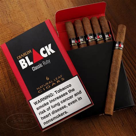 Djarum Black Classic Ruby Box of 6 Clove Cigars - CigarPlace.com