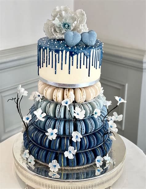 Wedding cake and Macaron tower | 7Marvels Cakes & Macarons