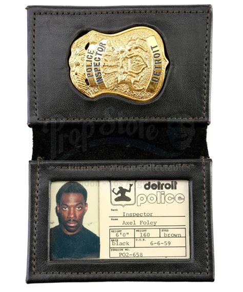 BEVERLY HILLS COP (1984) - Axel Foley's (Eddie Murphy) ID Badge