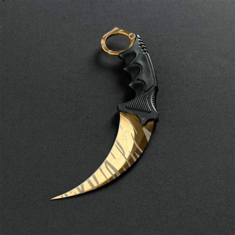 Tiger Tooth Karambit 2.0 - Real Video Game Knife Skin - Elemental ...