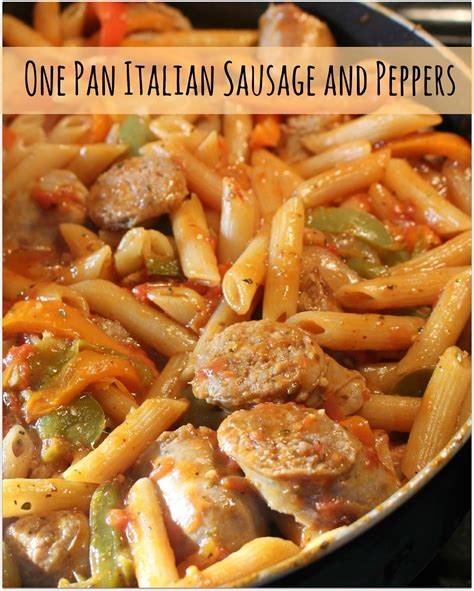One pan italian sausage and pepper pasta – Artofit