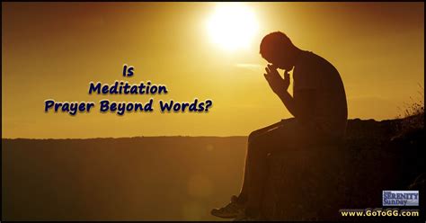 Is Meditation Prayer Beyond Words? | Genevieve Gerard