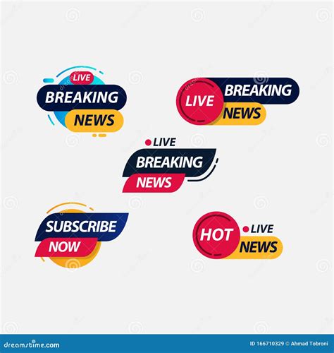 Breaking News Logo Stock Illustrations – 3,760 Breaking News Logo Stock ...