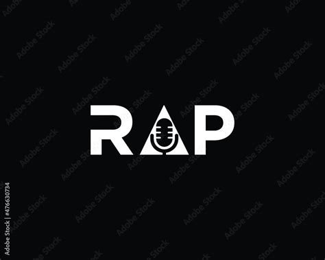 RAP Logo Design | Creative Minimal RAP Logo Design | Unique RAP Music Logo Stock Vector | Adobe ...