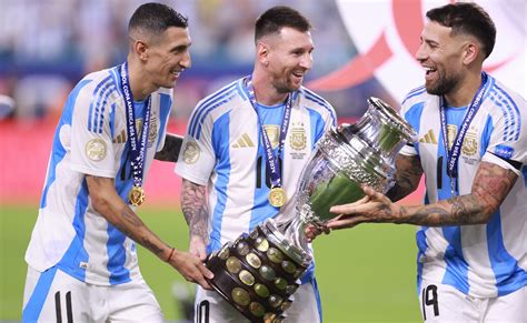 Lionel Messi breaks title 'world record' as Argentina wins Copa America ...