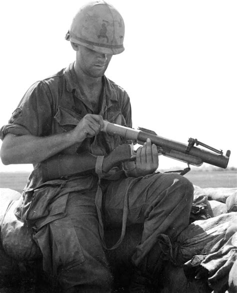 Vietnam Infantryman Loading M79 Grenade Launcher | A Military Photo & Video Website