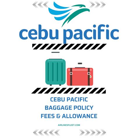 Cebu Pacific Baggage Policy Fees & Allowance