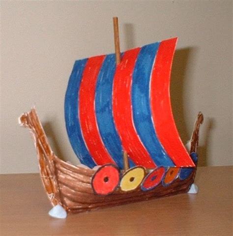 template for building a Viking longship. Viking Ship, Viking Art ...