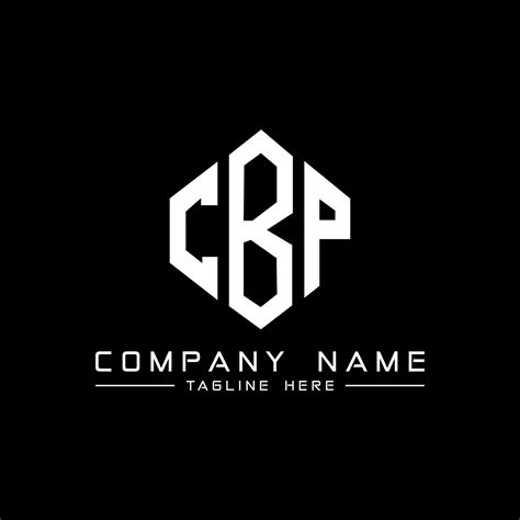 CBP letter logo design with polygon shape. CBP polygon and cube shape ...