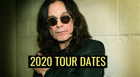 Ozzy Osbourne 2020 tour dates - Rock And Roll Garage