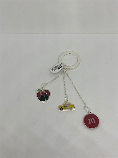 M&M's World Lady Liberty Yellow Cab and Red Charms Keychain New with Tags - Walmart.com