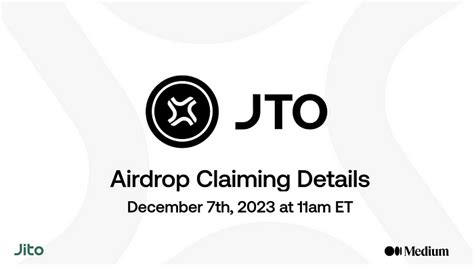 JITO Airdrop Guide: How to claim $JTO COIN airdrop | Medium