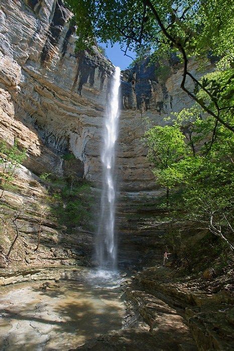 Picture of 200 foot high water falls along the Buffalo River Trail | Waterfall, Cool places to ...