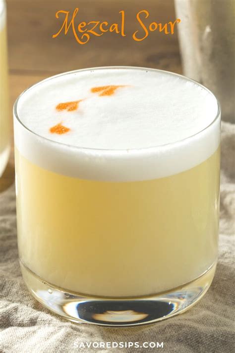 Smoky Mezcal Sour | Recipe | Mezcal cocktails, Sour foods, Mezcal