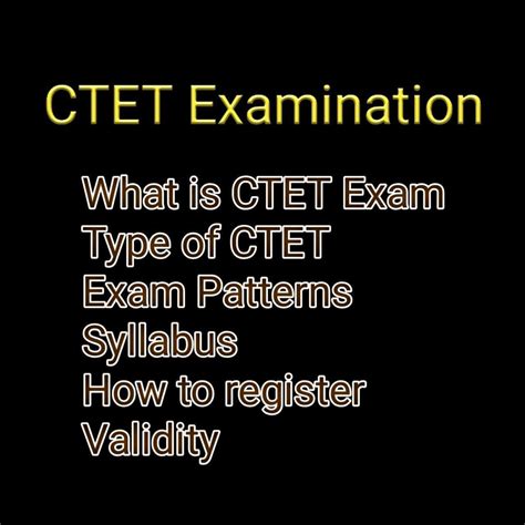 CTET Examination Details In Hindi Syllabus , Eligibility , Exam Pattern ...