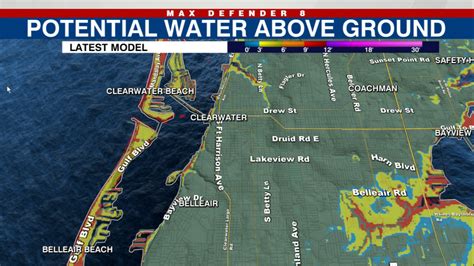 SURGE POTENTIALS: How much water your neighborhood could see during Hurricane Milton