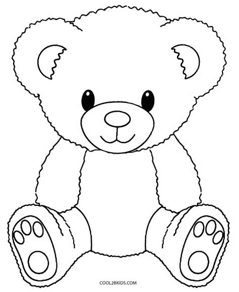 Printable Teddy Bear Coloring Pages For Kids | Cool2bKids