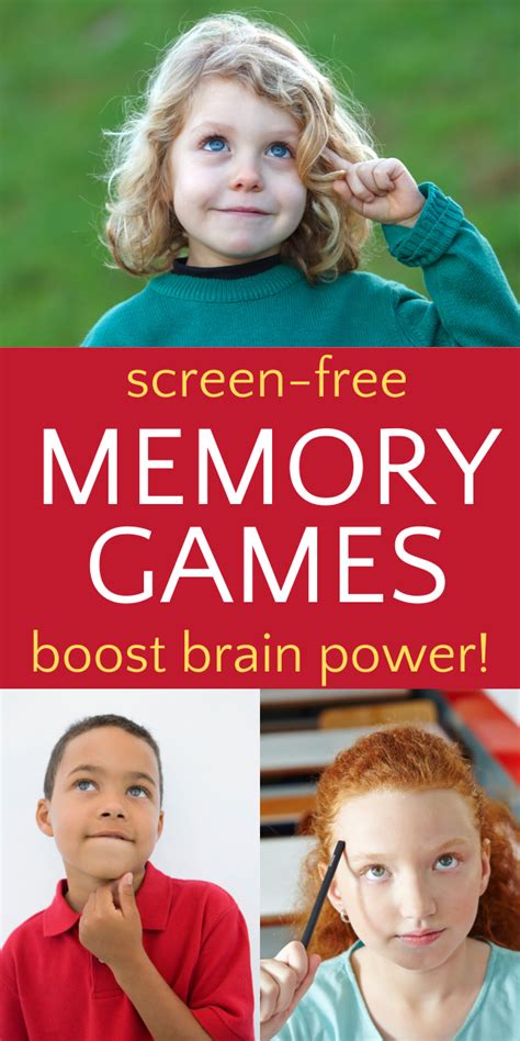 26 brain boosting memory games for kids – Artofit