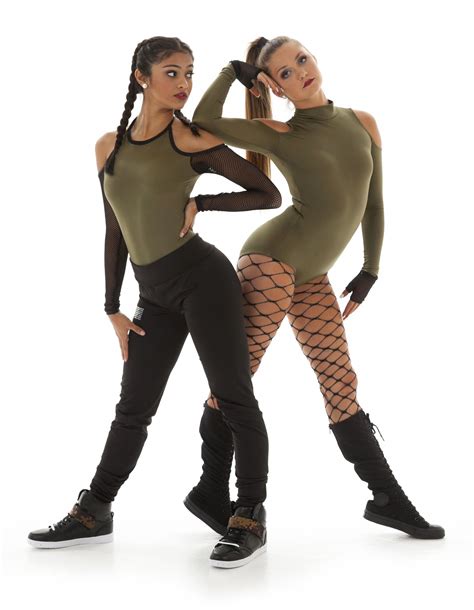 Performance choose and dance attires features on-trend styles for those genres of dance. # ...